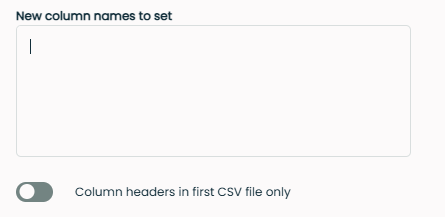 CSV source task configuration for new data names